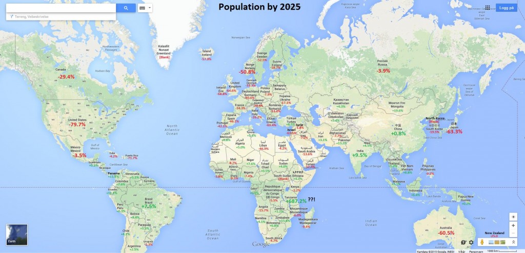 2025 인구지도